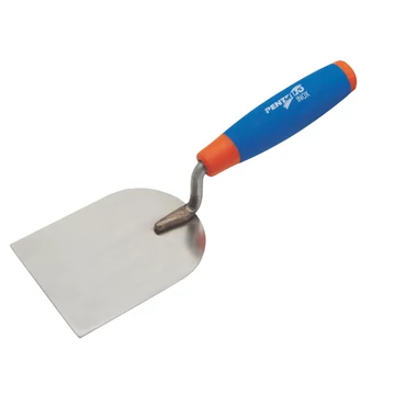 Stukkó vakoló kanál prémium rozsdamentes acél - 8 cm