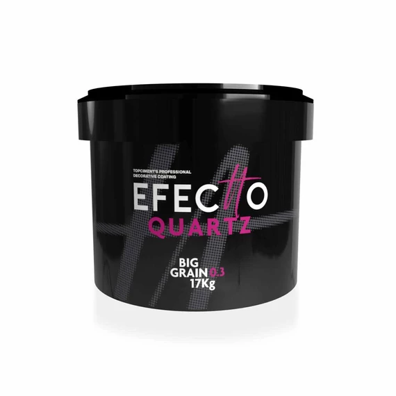 Efectto Quartz Big Grain 17Kg - használatra kész előkészítő mikrocement falakhoz