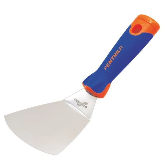 Vakolat és glett kiszedő spakli 9 cm, görbített