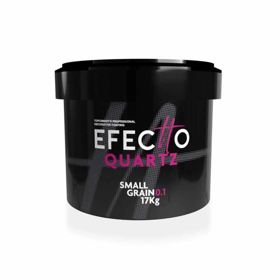 Efectto Quartz Small Grain 17Kg - használatra kész befejező mikrocement függőleges felületekre