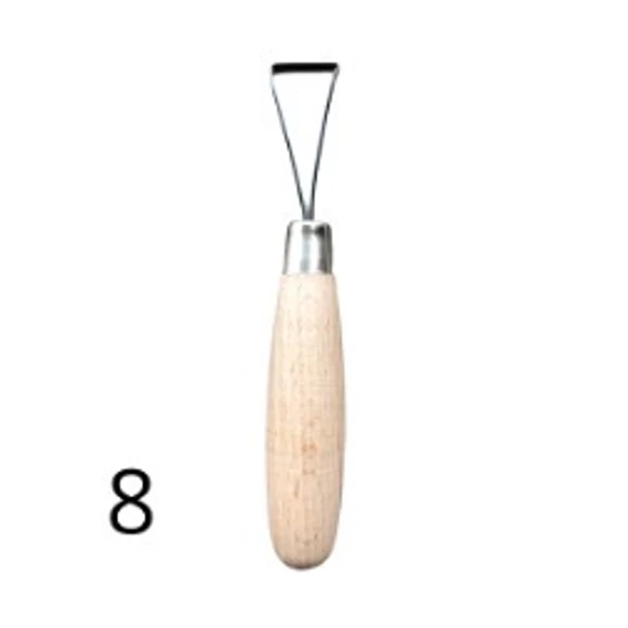 Kaparó, edzett acél, 8-as profil